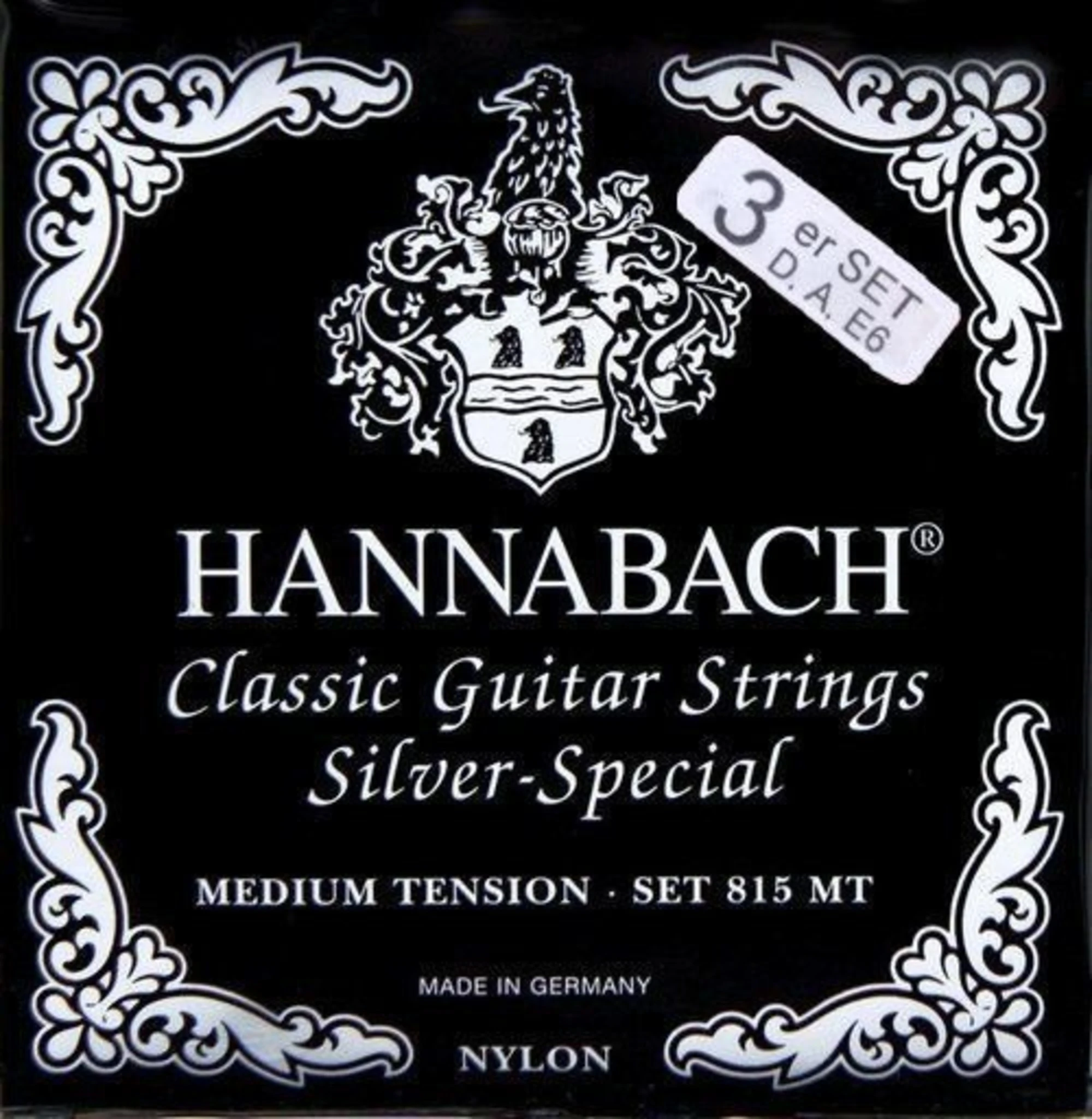 Hannabach Bass-Set 8157MT Silver-Special  MEDIUM TENSION